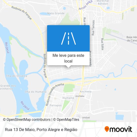 Rua 13 De Maio mapa