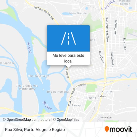 Rua Silva mapa