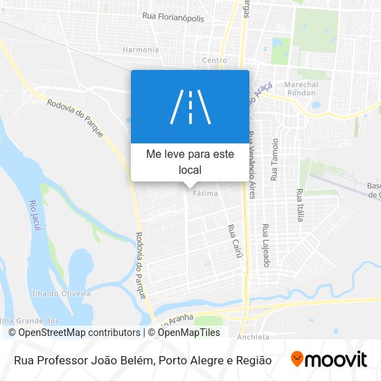 Rua Professor João Belém mapa