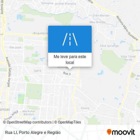 Rua Ll mapa