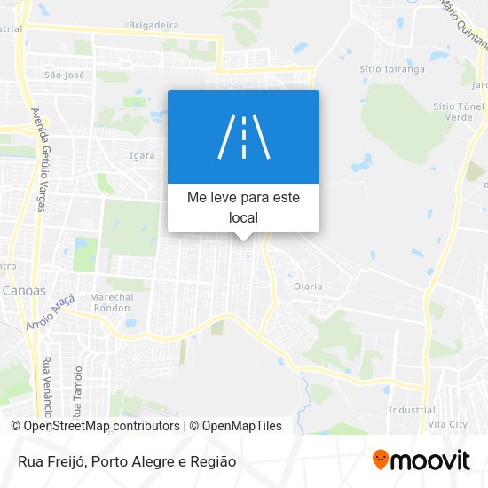 Rua Freijó mapa