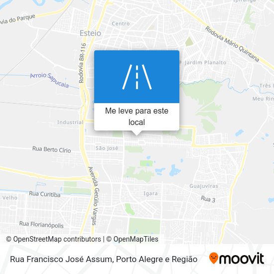 Rua Francisco José Assum mapa