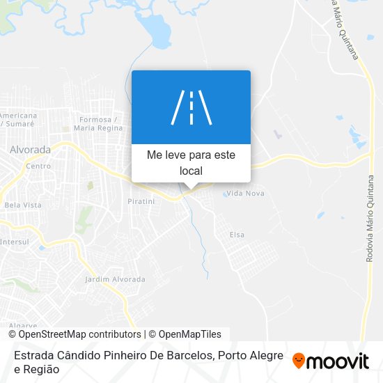 Estrada Cândido Pinheiro De Barcelos mapa
