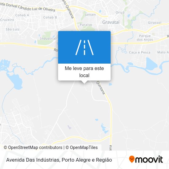 Avenida Das Indústrias mapa