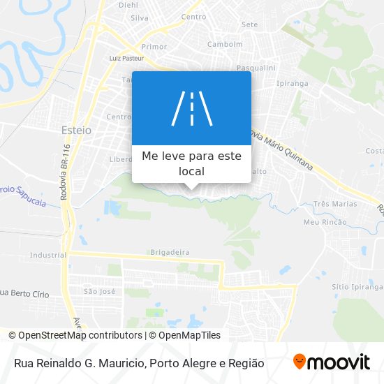 Rua Reinaldo G. Mauricio mapa