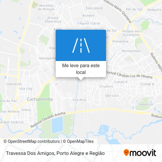 Travessa Dos Amigos mapa
