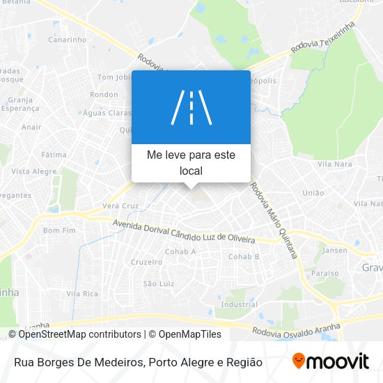 Rua Borges De Medeiros mapa