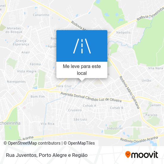 Rua Juventos mapa