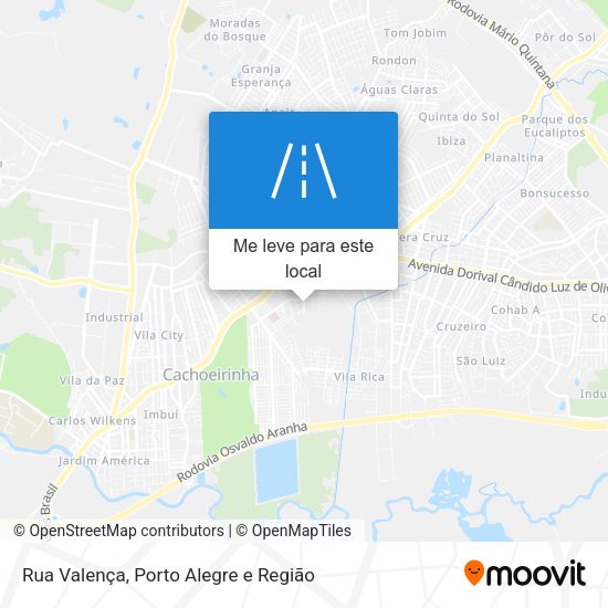 Rua Valença mapa