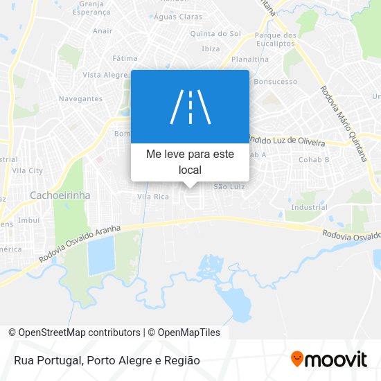 Rua Portugal mapa