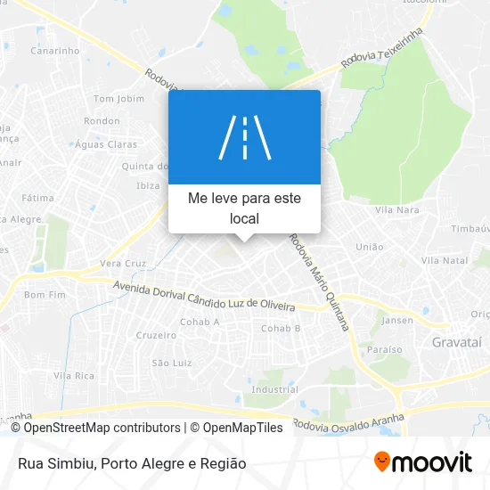 Rua Simbiu mapa