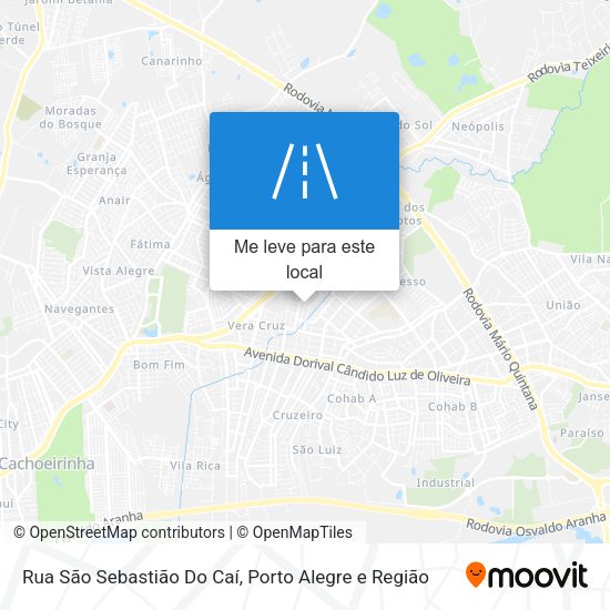 Rua São Sebastião Do Caí mapa