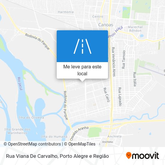 Rua Viana De Carvalho mapa
