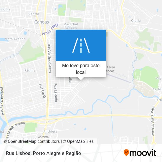 Rua Lisboa mapa