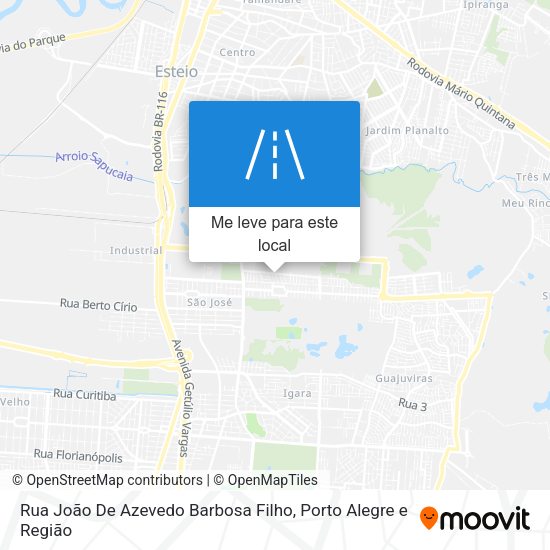 Rua João De Azevedo Barbosa Filho mapa
