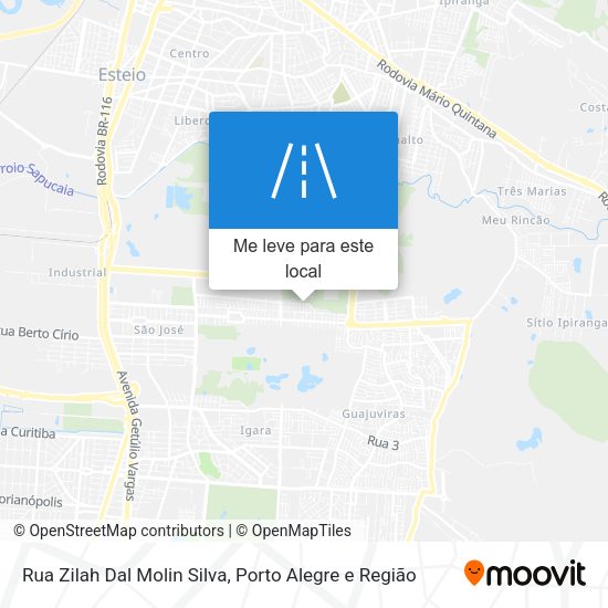 Rua Zilah Dal Molin Silva mapa