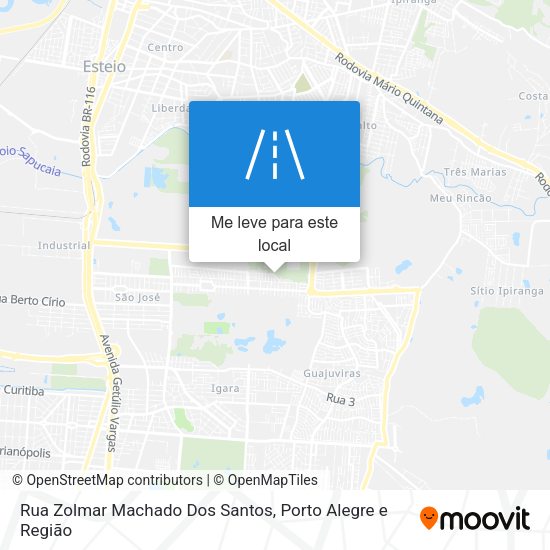 Rua Zolmar Machado Dos Santos mapa