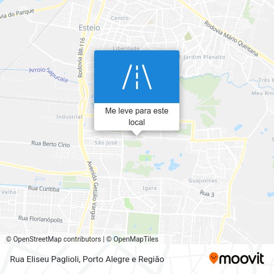 Rua Eliseu Paglioli mapa