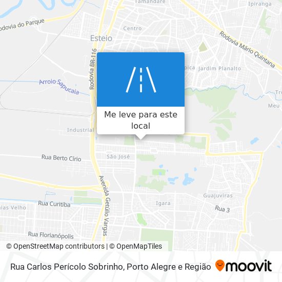 Rua Carlos Perícolo Sobrinho mapa