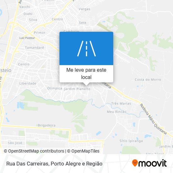 Rua Das Carreiras mapa