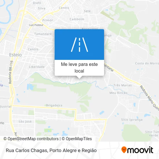 Rua Carlos Chagas mapa