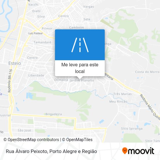 Rua Älvaro Peixoto mapa
