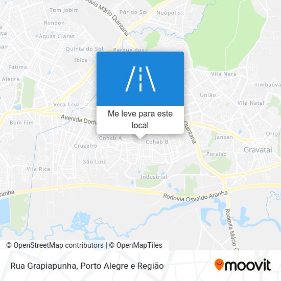 Rua Grapiapunha mapa