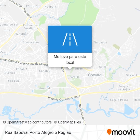 Rua Itapeva mapa