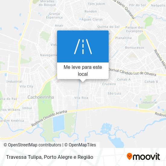 Travessa Tulipa mapa