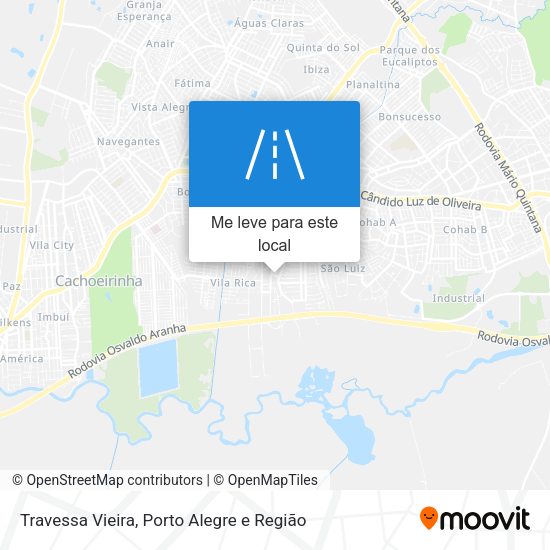 Travessa Vieira mapa