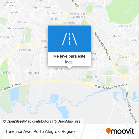 Travessa Avaí mapa
