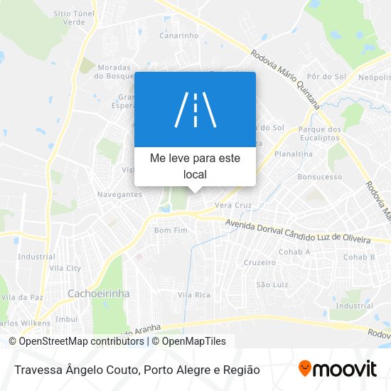 Travessa Ângelo Couto mapa