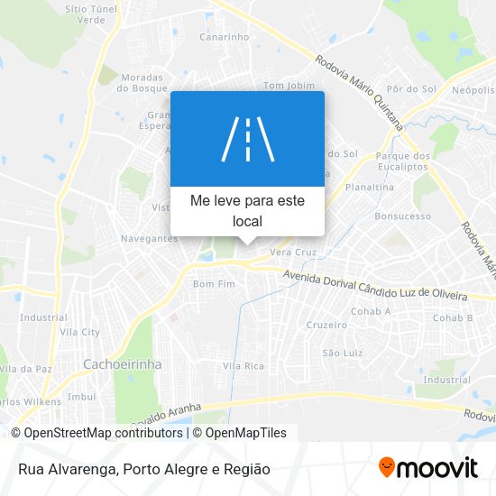 Rua Alvarenga mapa