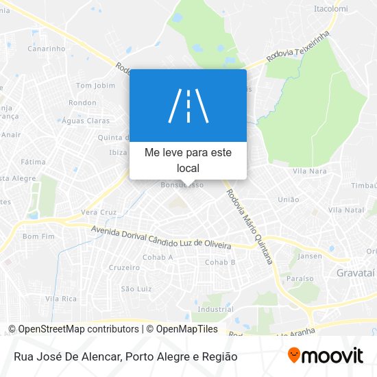 Rua José De Alencar mapa