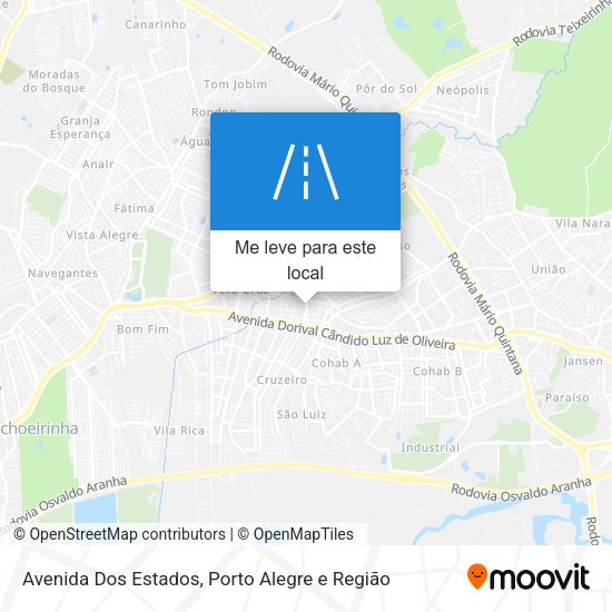 Avenida Dos Estados mapa