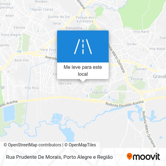 Rua Prudente De Morais mapa