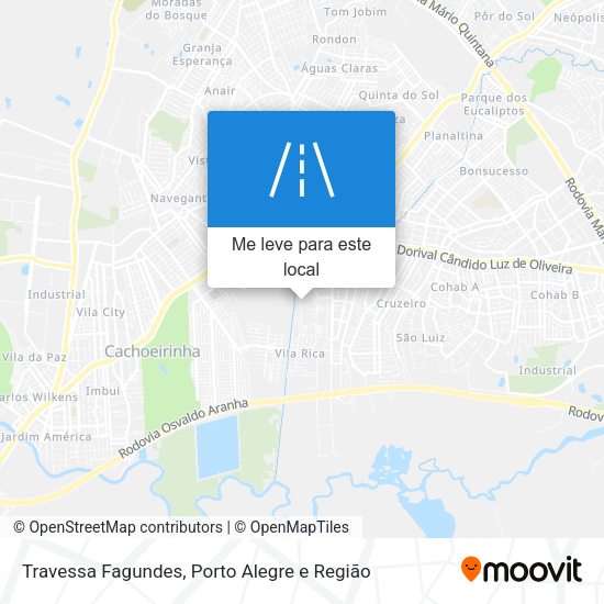 Travessa Fagundes mapa