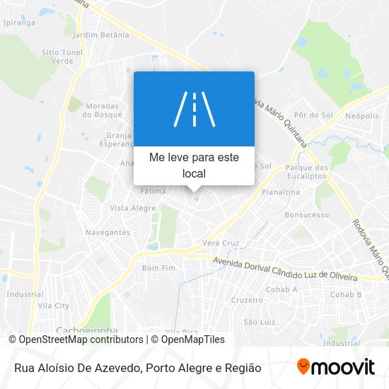 Rua Aloísio De Azevedo mapa