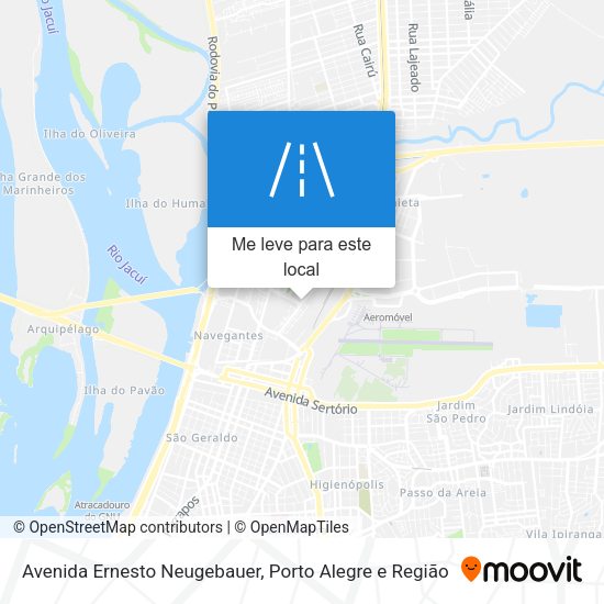 Avenida Ernesto Neugebauer mapa