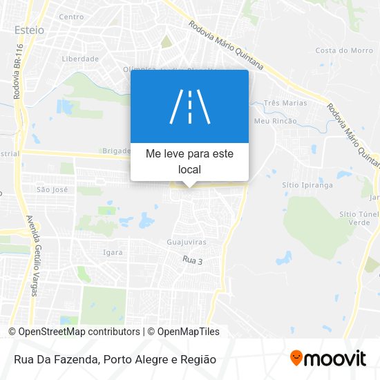 Rua Da Fazenda mapa