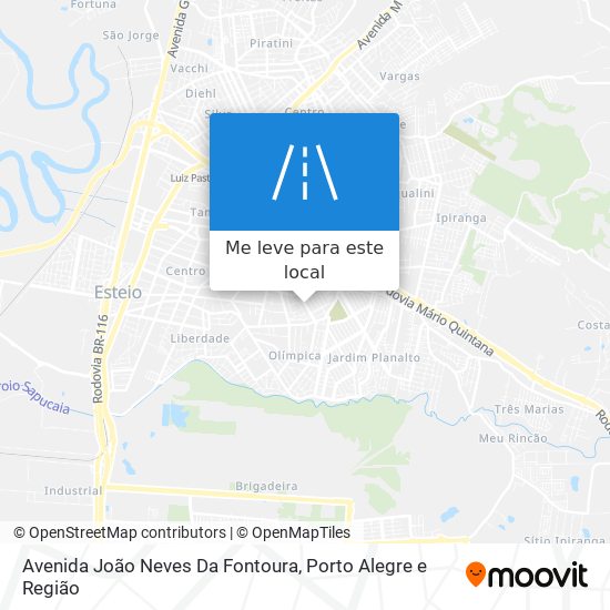 Avenida João Neves Da Fontoura mapa