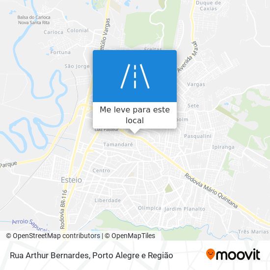 Rua Arthur Bernardes mapa