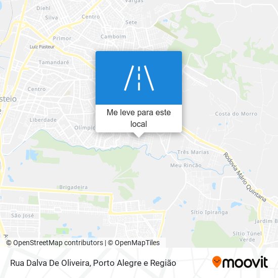 Rua Dalva De Oliveira mapa