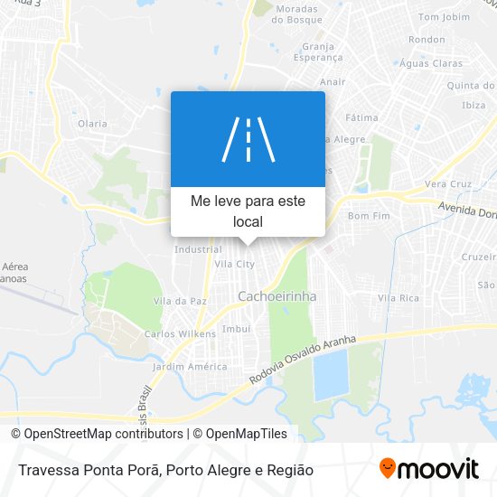 Travessa Ponta Porã mapa