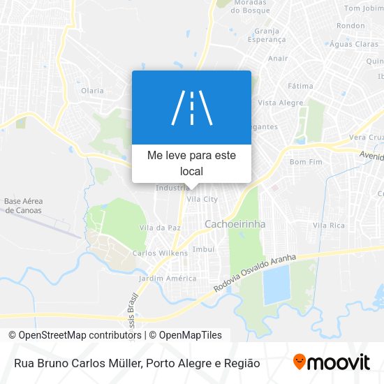 Rua Bruno Carlos Müller mapa