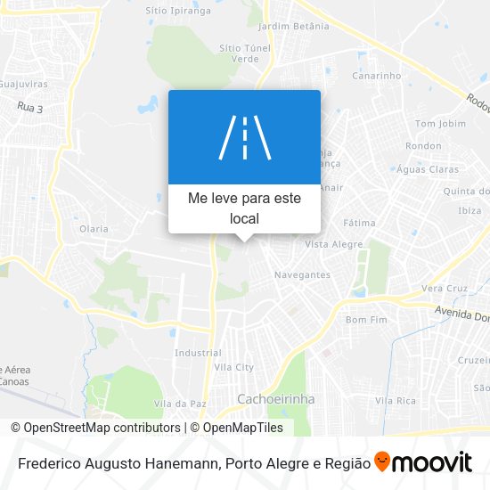 Frederico Augusto Hanemann mapa