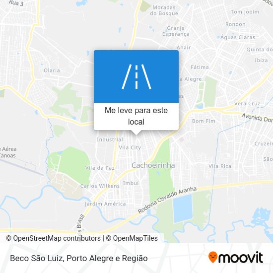 Beco São Luiz mapa