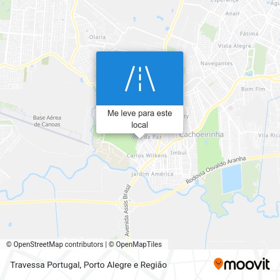 Travessa Portugal mapa