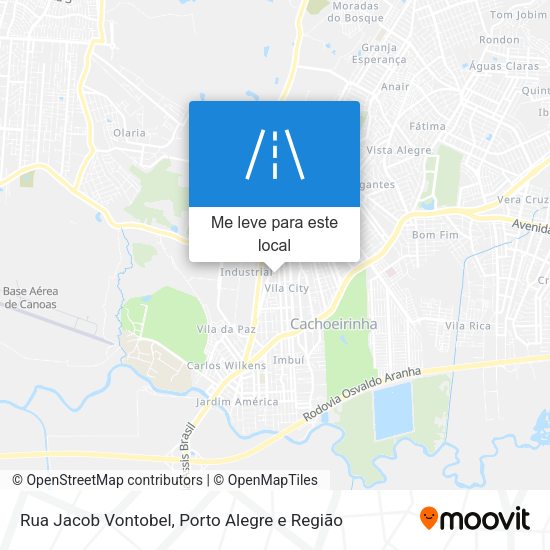 Rua Jacob Vontobel mapa