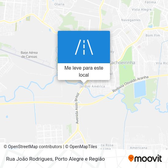 Rua João Rodrigues mapa